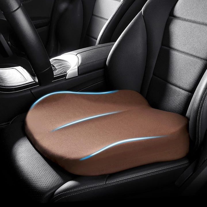 Car Cushion Height Increase – Ergonomic Seat Booster Cushion with Memory Foam | Bowlift