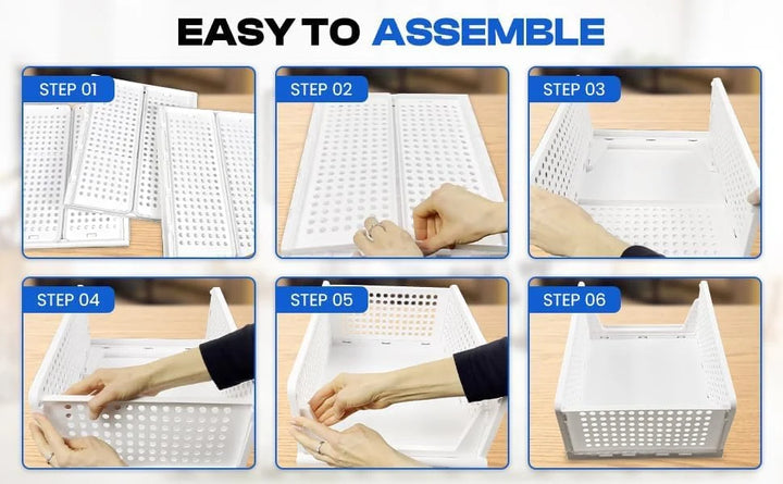 Stackable Wardrobe Storage Organizer For Cloth Storage
