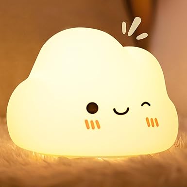 BowLift | FluffLite Night Light – Soft Cloud Light made of BPA-free Silicone