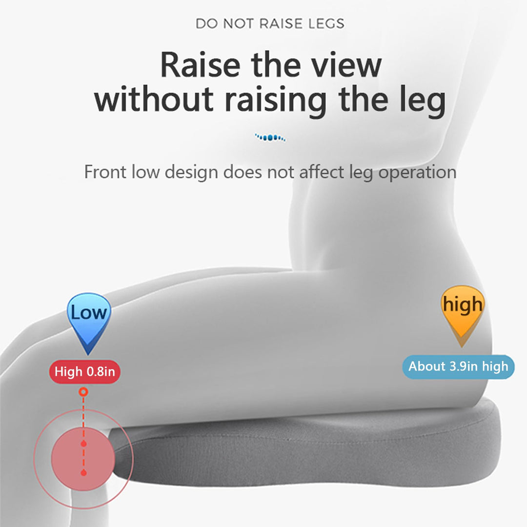Car Cushion Height Increase – Ergonomic Seat Booster Cushion with Memory Foam | Bowlift