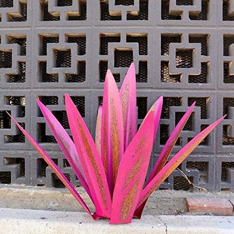 BowLift | Eternal Agave – Handcrafted Rust-Proof Metal Garden Sculpture for Indoor & Outdoor Decor