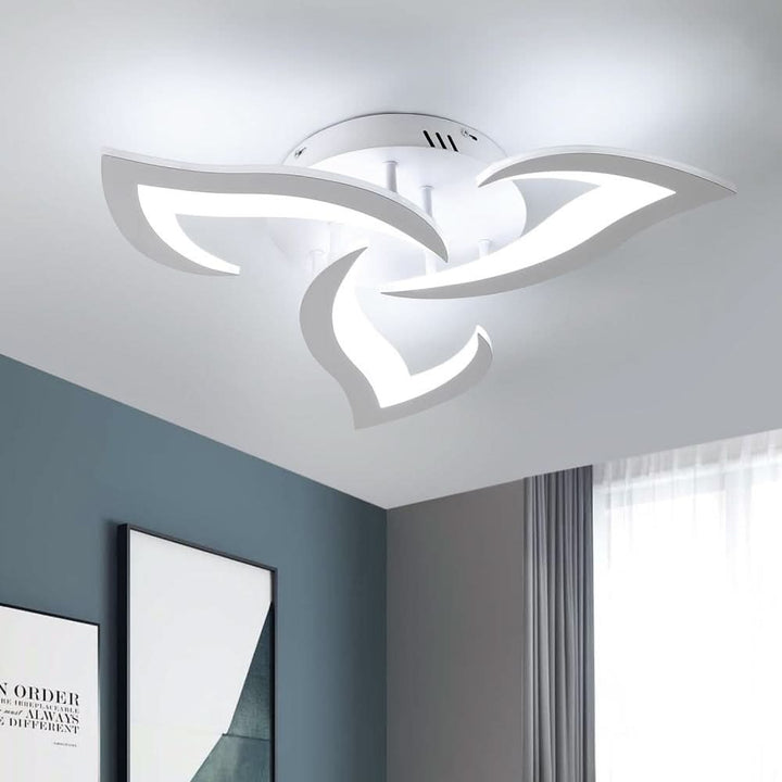 BowLift | Modern Flower-Shaped LED Ceiling Light for Home Décor