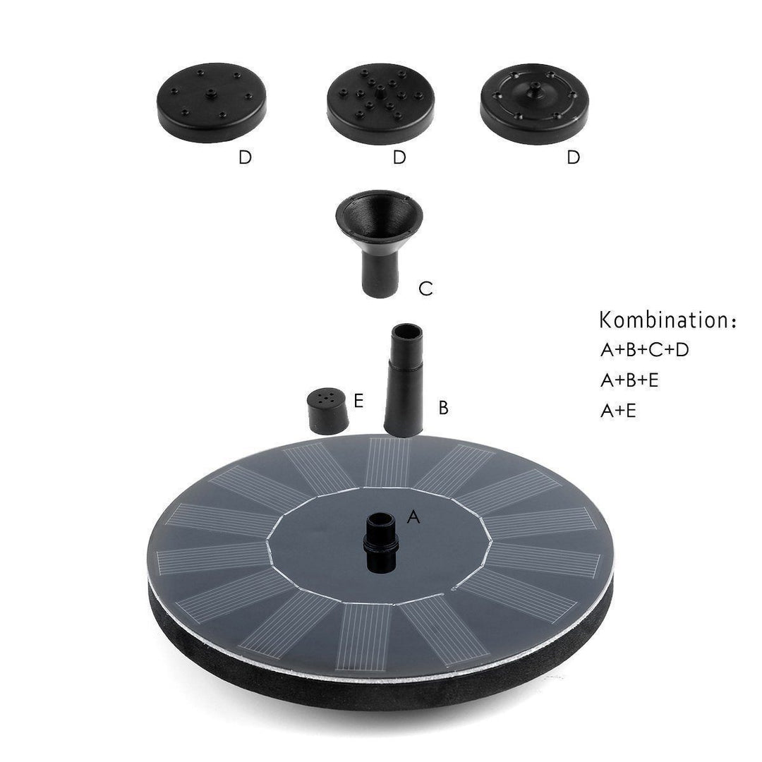 BowLift | Solar Energy Fountain Pump WaterSoft – For Pond, Birdbath or Garden Decoration