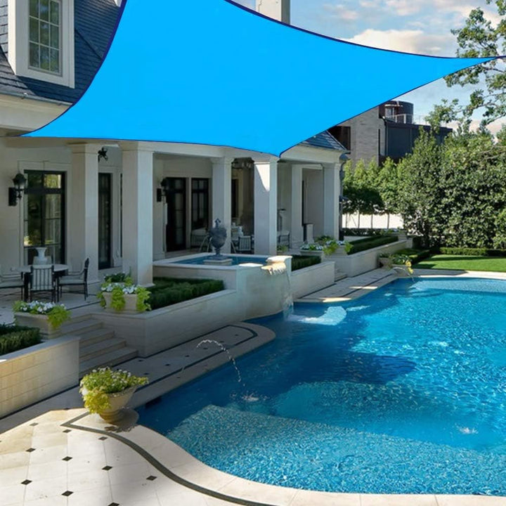BowLift | Rectangular sun sail – UV-resistant sun protection sail with rope