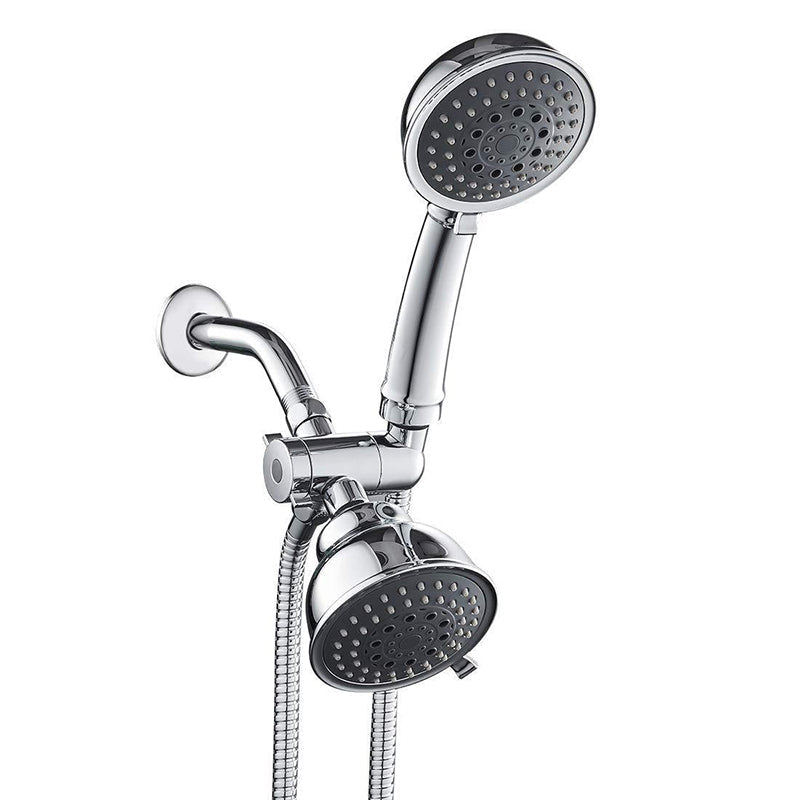 BowLift | Traditional Dual Shower Heads Home Metal Round Shape Dual Shower