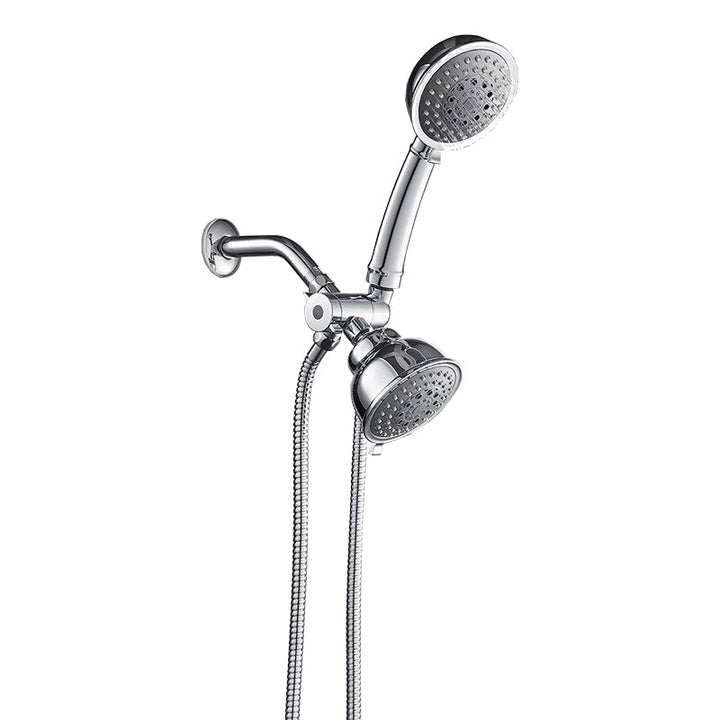 BowLift | Traditional Dual Shower Heads Home Metal Round Shape Dual Shower