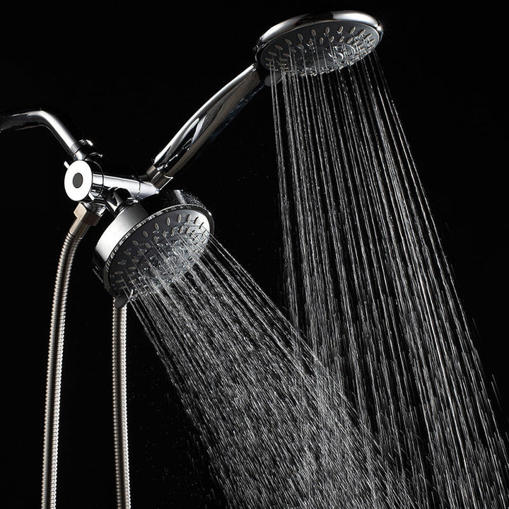 BowLift | Traditional Dual Shower Heads Home Metal Round Shape Dual Shower