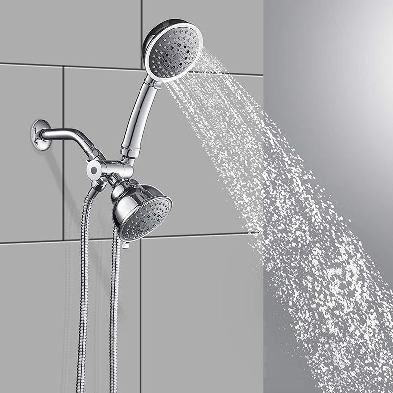 BowLift | Traditional Dual Shower Heads Home Metal Round Shape Dual Shower