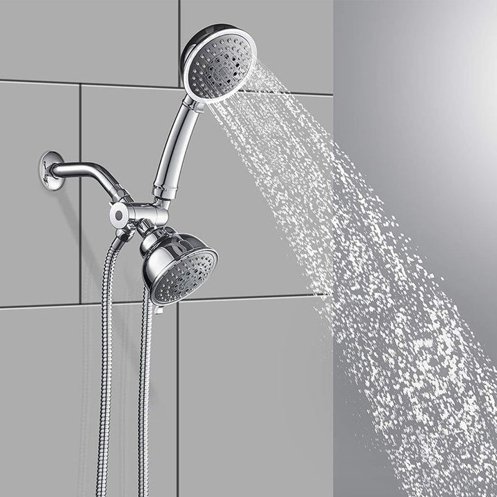 BowLift | Traditional Dual Shower Heads Home Metal Round Shape Dual Shower