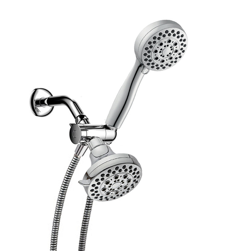 BowLift | Traditional Dual Shower Heads Home Metal Round Shape Dual Shower