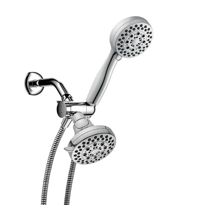 BowLift | Traditional Dual Shower Heads Home Metal Round Shape Dual Shower