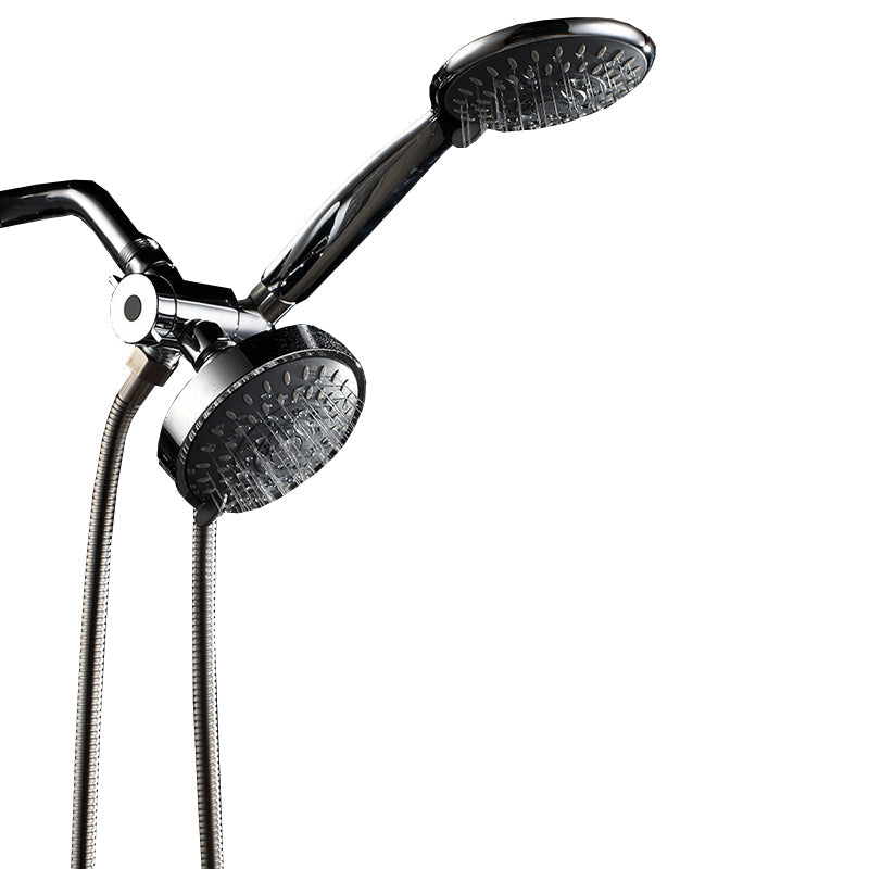 BowLift | Traditional Dual Shower Heads Home Metal Round Shape Dual Shower