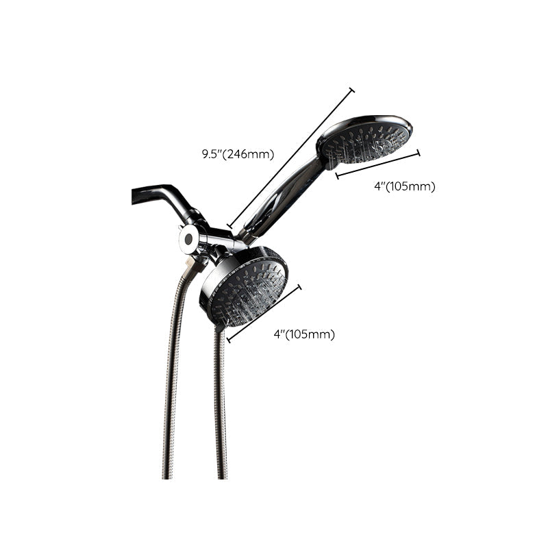 BowLift | Traditional Dual Shower Heads Home Metal Round Shape Dual Shower