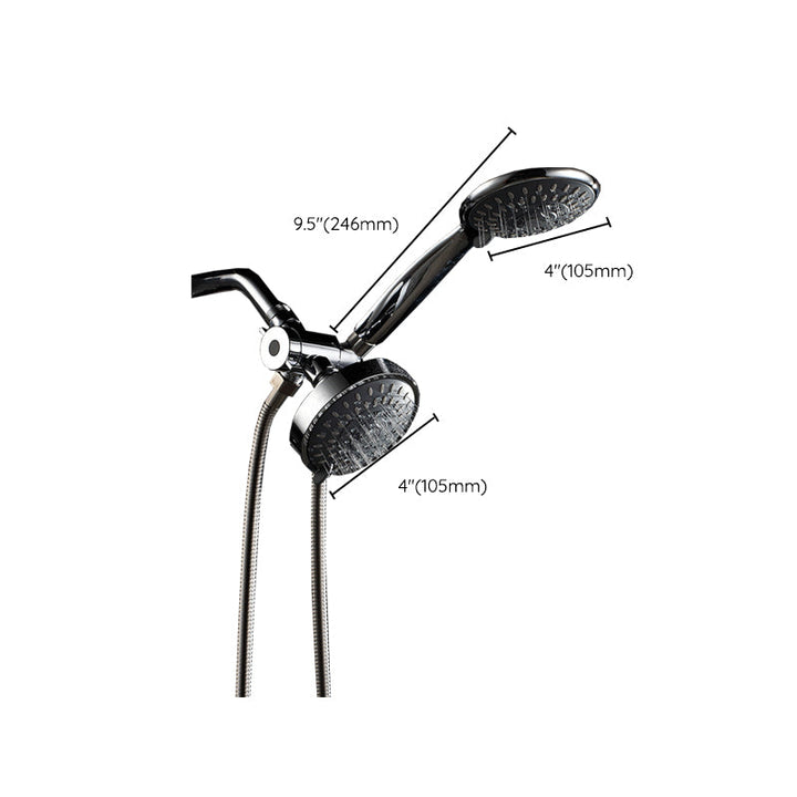 BowLift | Traditional Dual Shower Heads Home Metal Round Shape Dual Shower