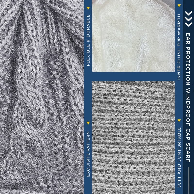 BowLift | Integrated Ear Protection Windproof Cap Scarf