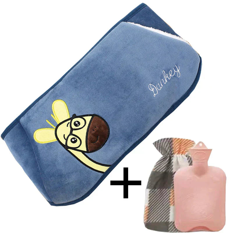 BowLift | WarmCush – Reusable Plush Hot Water Bottle with Hip Cushion