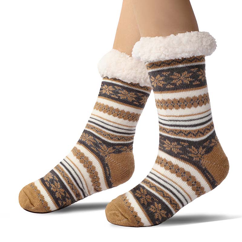 BowLift | Snowflake Ultra-thick  Slipper Home Socks