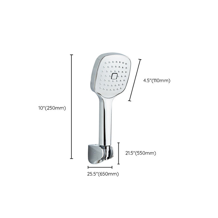 BowLift | Square Handheld Shower Head Modern Wall Mounted Handheld Shower Head
