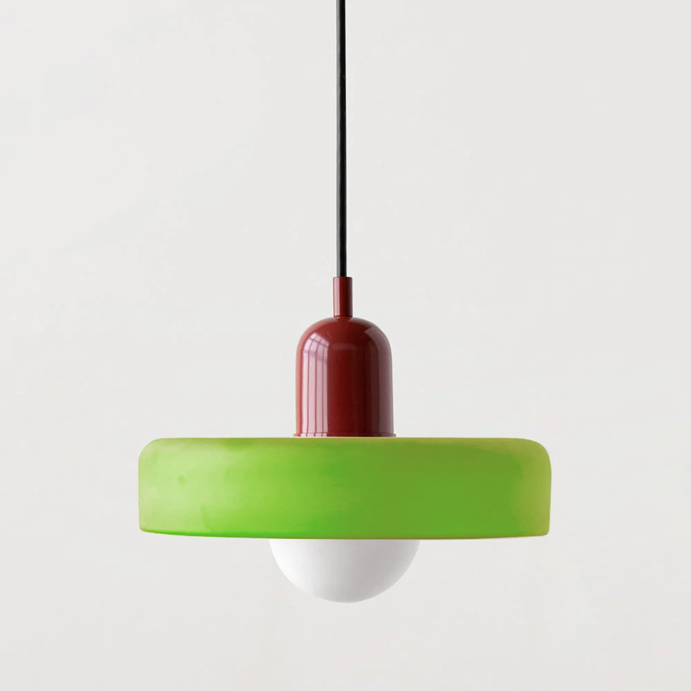 BowLift | Bauhaus Pendant Light made of Colored Glass