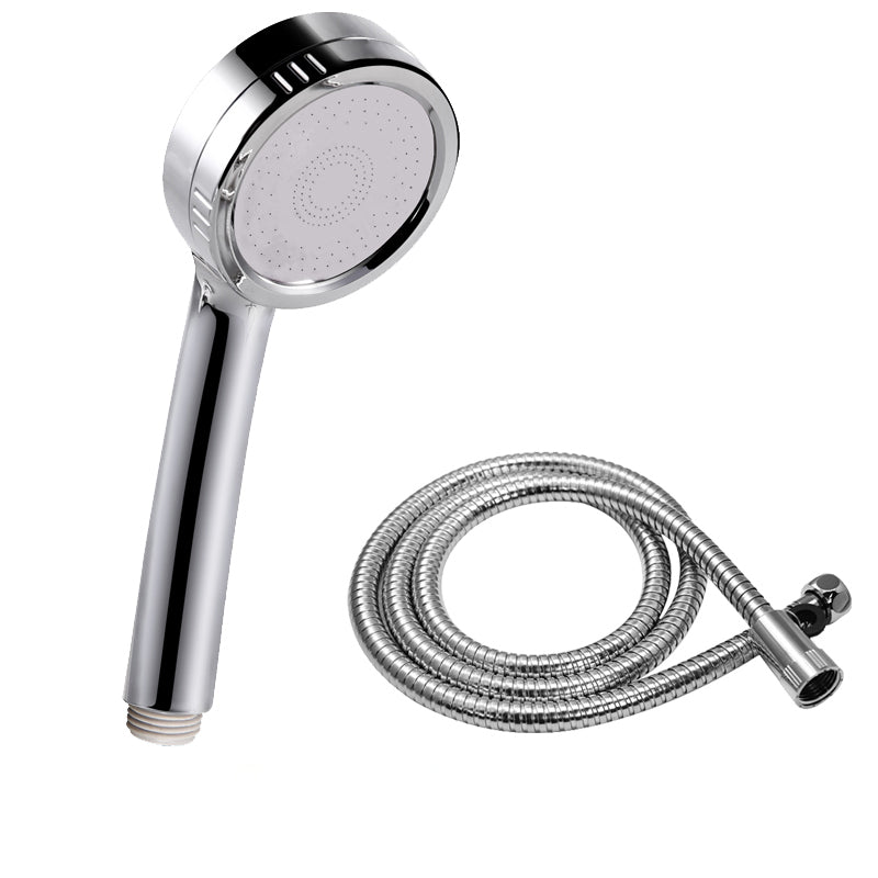 BowLift | Modern handheld shower head 5 spray patterns chrome round wall mounted shower head
