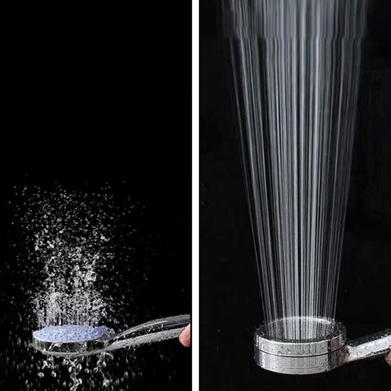 BowLift | Modern handheld shower head 5 spray patterns chrome round wall mounted shower head
