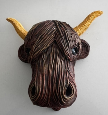 BowLift | Wall Mounted Cow Sculpture