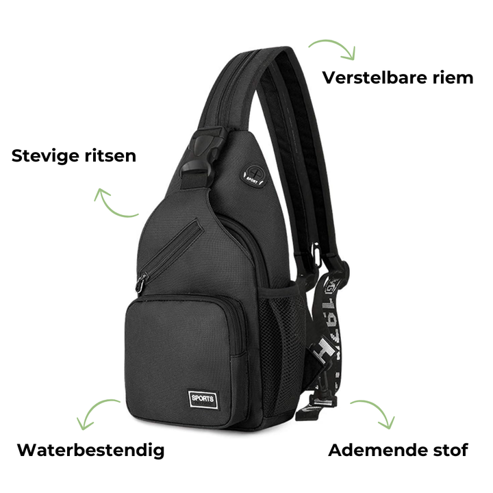 BowLift | Ladies Crossbody Bag - Canvas Outdoor Shoulder Bag with Multiple Carry Options