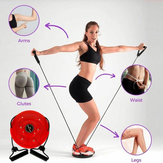 BowLift | Waist Whisper Twisting Disc Pro | Magnetic Massage Balance Board for Core Strength & Waist Training at Home