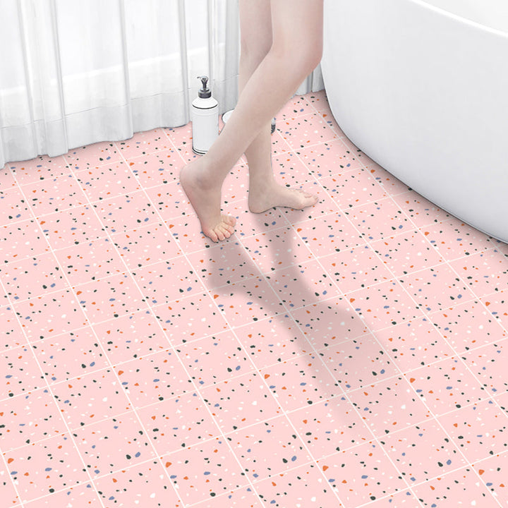 BowLift | Bathroom Square PVC Flooring 24" x 118" x 4mm Peel and Stick Vinyl Flooring