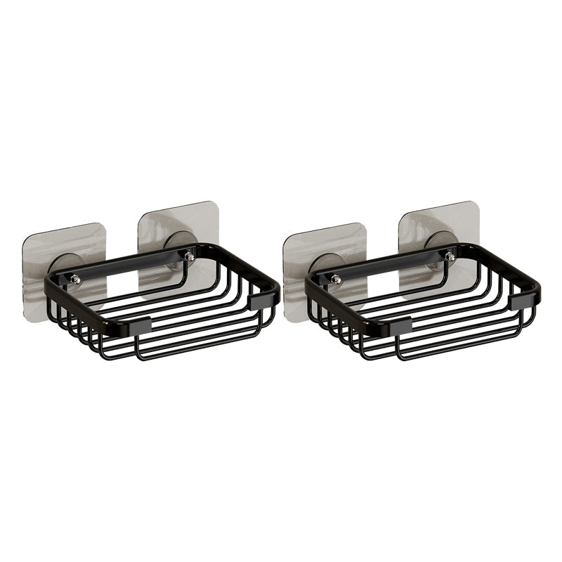 BowLift | Modern Bathroom Accessory Set Shelf Black/Silver/Grey Bathroom Accessories Set