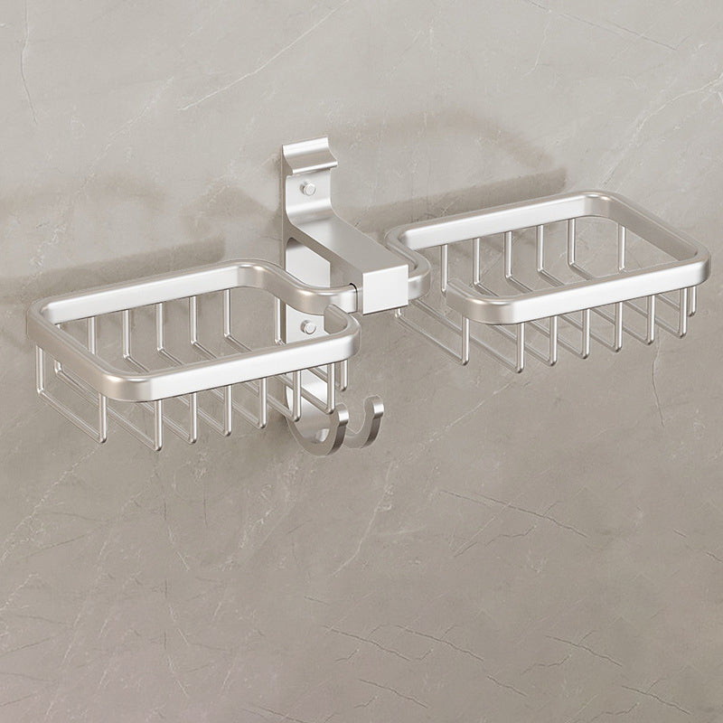 BowLift | Modern Bathroom Accessory Set Shelf Black/Silver/Grey Bathroom Accessories Set