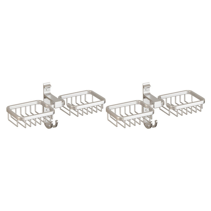 BowLift | Modern Bathroom Accessory Set Shelf Black/Silver/Grey Bathroom Accessories Set