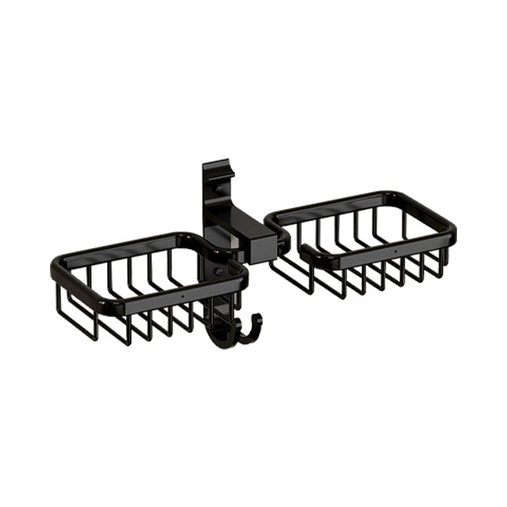BowLift | Modern Bathroom Accessory Set Shelf Black/Silver/Grey Bathroom Accessories Set