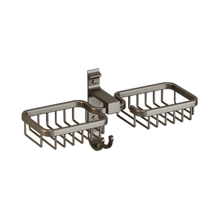 BowLift | Modern Bathroom Accessory Set Shelf Black/Silver/Grey Bathroom Accessories Set