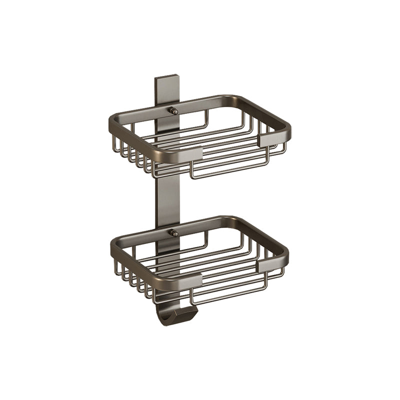 BowLift | Modern Bathroom Accessory Set Shelf Black/Silver/Grey Bathroom Accessories Set