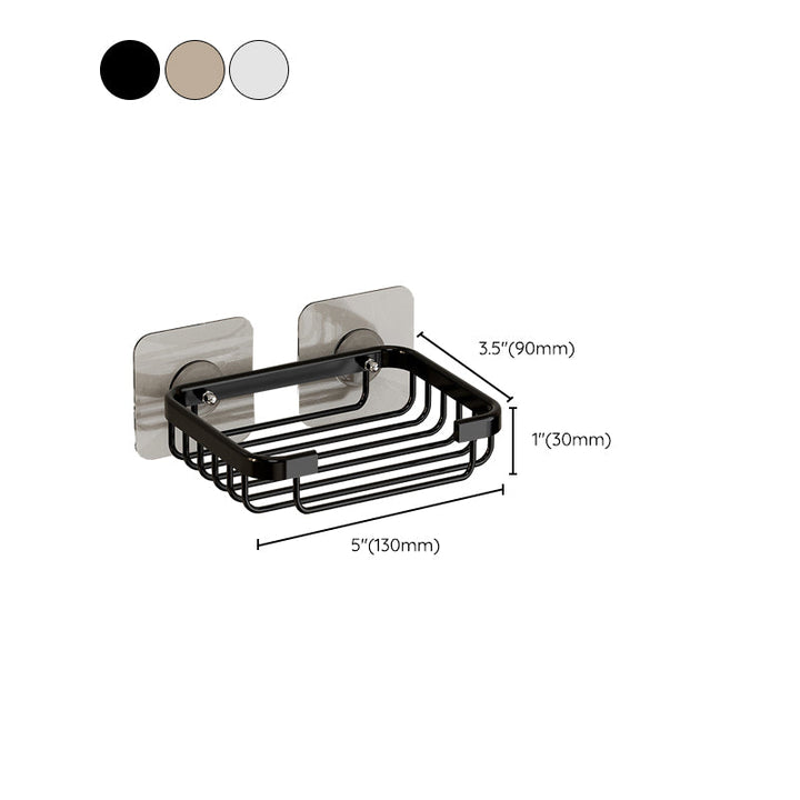 BowLift | Modern Bathroom Accessory Set Shelf Black/Silver/Grey Bathroom Accessories Set