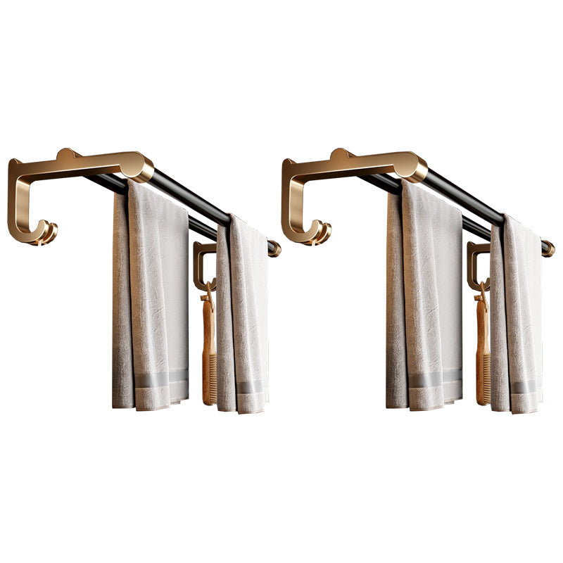 BowLift | Modern black bath accessory set towel bar bathroom accessory set