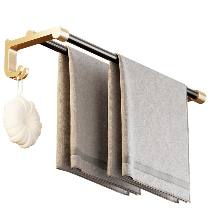 BowLift | Modern black bath accessory set towel bar bathroom accessory set