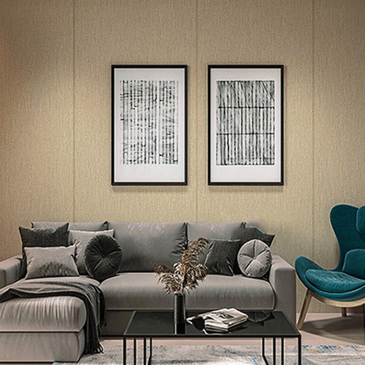BowLift | Fireproof foam covering for peeling off and sticking on living room solid color wall panels