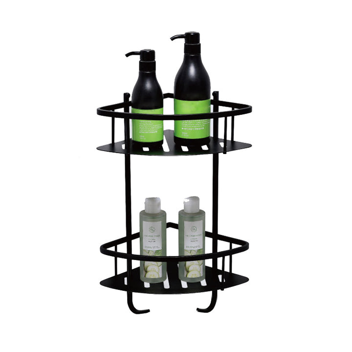 BowLift | Modern Classic Bathroom Accessories Set in Stainless Steel Matte Black Bathrobe Hook/Towel Ring Bar