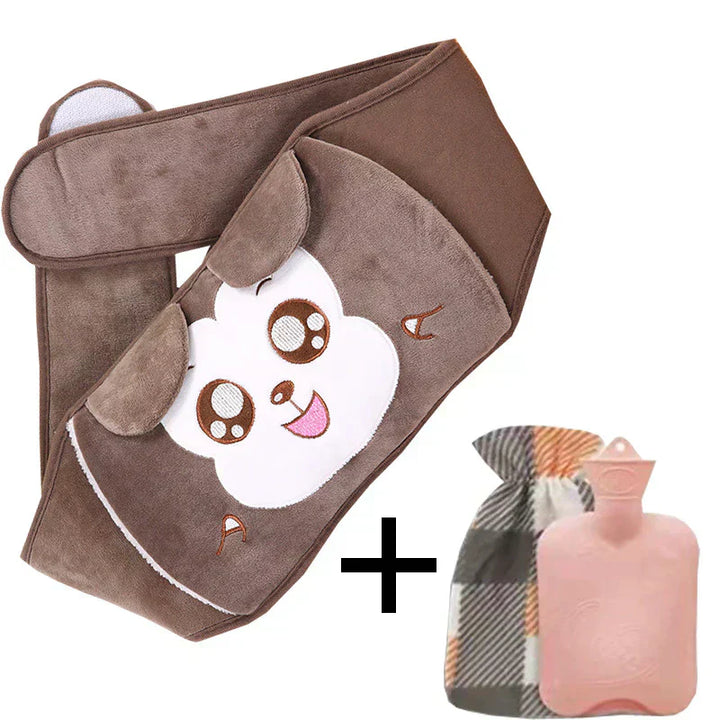 BowLift | WarmCush – Reusable Plush Hot Water Bottle with Hip Cushion