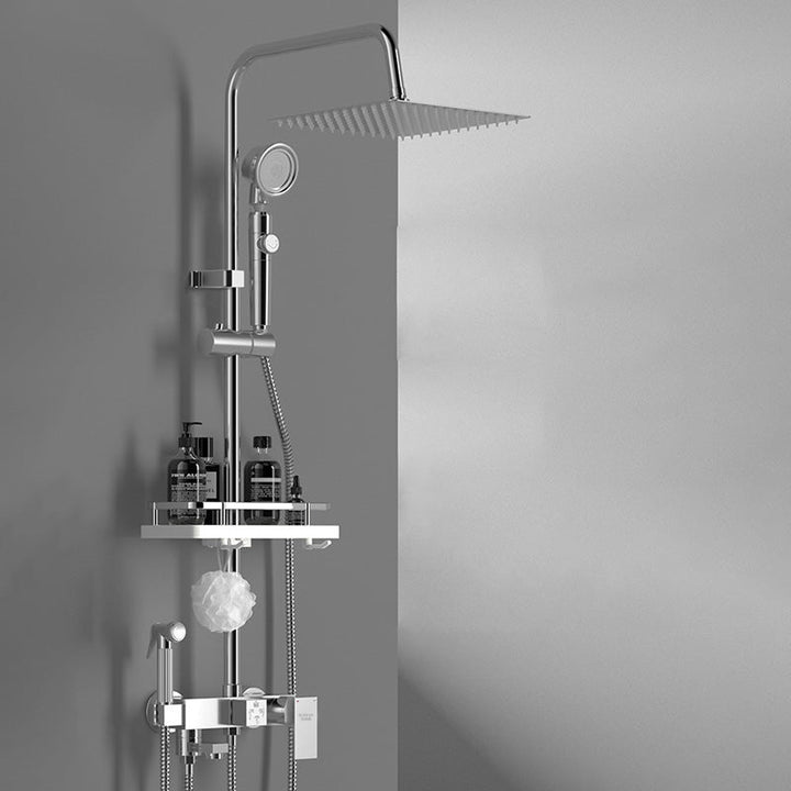 BowLift | Wall-mounted shower system handle lever spot resist copper shower system