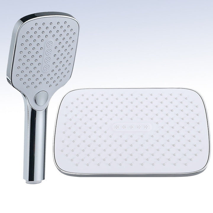 BowLift | Modern Bathroom Standard Showerhead Rainfall Square Ceiling Mounted Showerhead