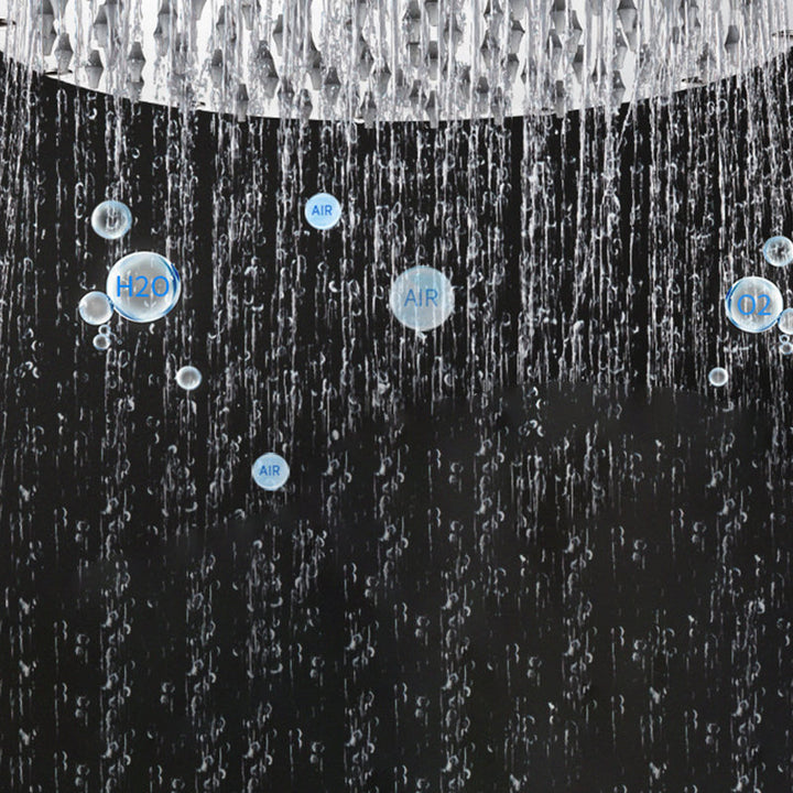 BowLift | Contemporary Shower Head Combination Polished Stainless Steel Ceiling Mounted Shower Head