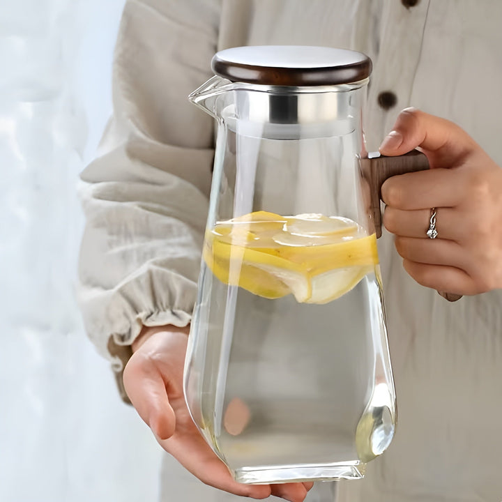 Glass Jug with Large Capacity – Heat Resistant and DuraBowlifte | Perfect for Water and Juice | Bowlift