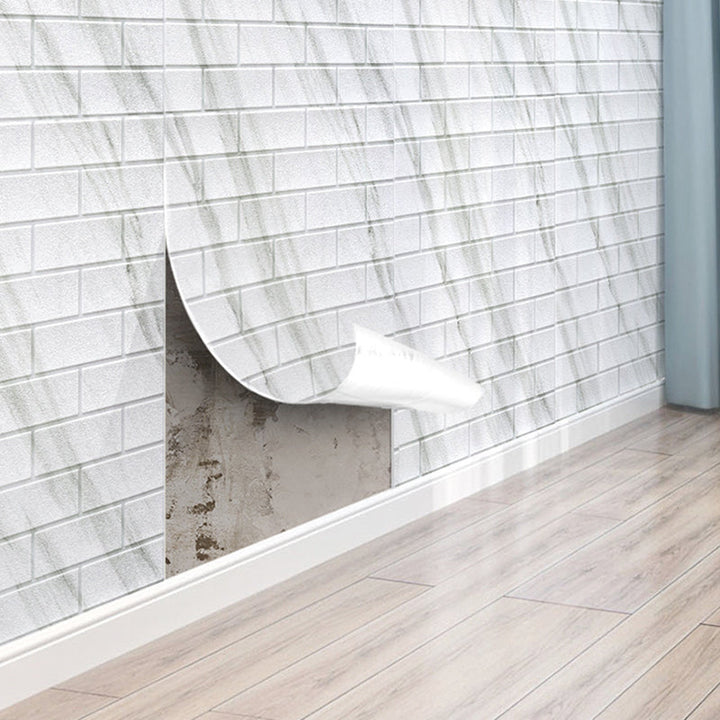 BowLift | Industrial Wall Panel, 3D Brick Bathroom Wall Panels Set of 2