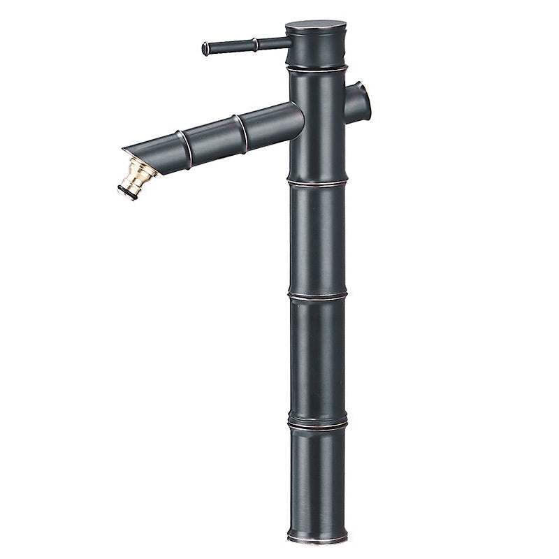 BowLift | Farmhouse Vessel Sink Faucet Copper 1-Handle Low Arc Vessel Faucet for Bathroom