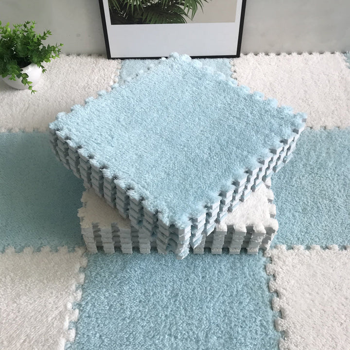BowLift | Color-fade-resistant carpet tile Solid color interlocking carpet tile