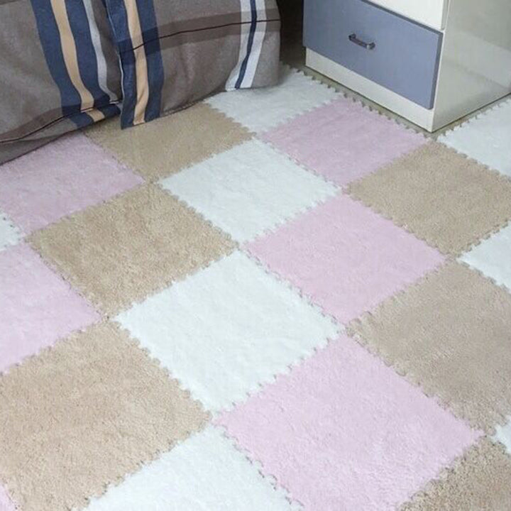 BowLift | Color-fade-resistant carpet tile Solid color interlocking carpet tile