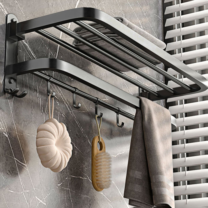BowLift | Modern gray bathroom accessory set bathroom shelf bath hardware set